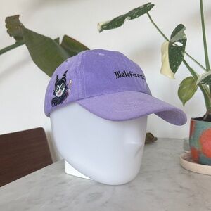 Purple Maleficent Embroidered Cap